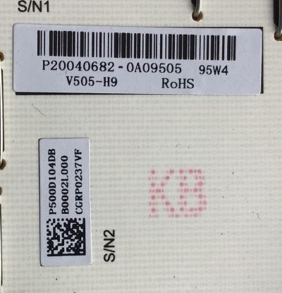 KIT DE TARJETAS PARA TV VIZIO / MAIN 6M03M0003E00R / TD.MT5691.U761 / A0002M00J / FUENTE PW.95W2.681_V505-H9_V3 / P500D104DB / PANEL V500DJ6-D03 REV.CB / MODELO V505-H9 - Imagen 2
